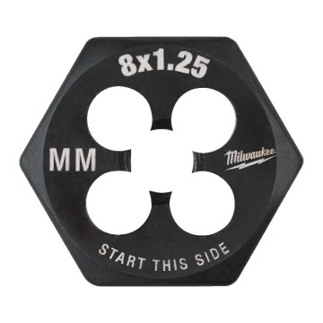 Плашка шестигранна MILWAUKEE, М8-1,25мм