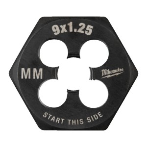Плашка шестигранна MILWAUKEE, М9-1,25мм