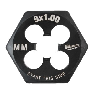 Плашка шестигранна MILWAUKEE, М9-1,00мм