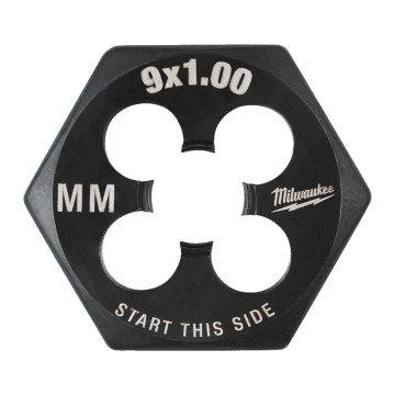 Плашка шестигранна MILWAUKEE, М9-1,00мм