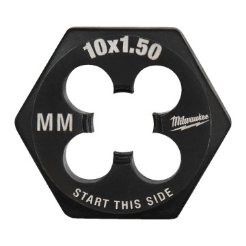 Плашка шестигранна MILWAUKEE, М10-1,50мм