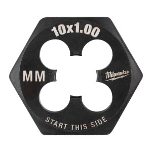 Плашка шестигранна MILWAUKEE, М10-1,00мм