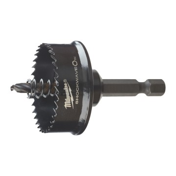 Коронка по металу SHOCKWAVE MILWAUKEE (1/4'' Hex), діаметр 35мм