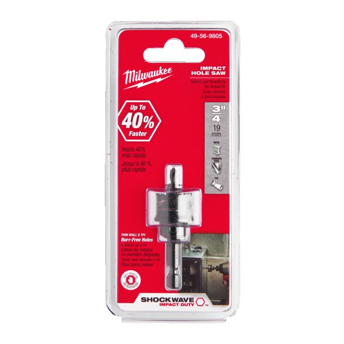 Коронка Shockwave MILWAUKEE діаметр 19мм (заміна на 4932501132) Коронка Shockwave MILWAUKEE діаметр 19мм (заміна на 4932501132)