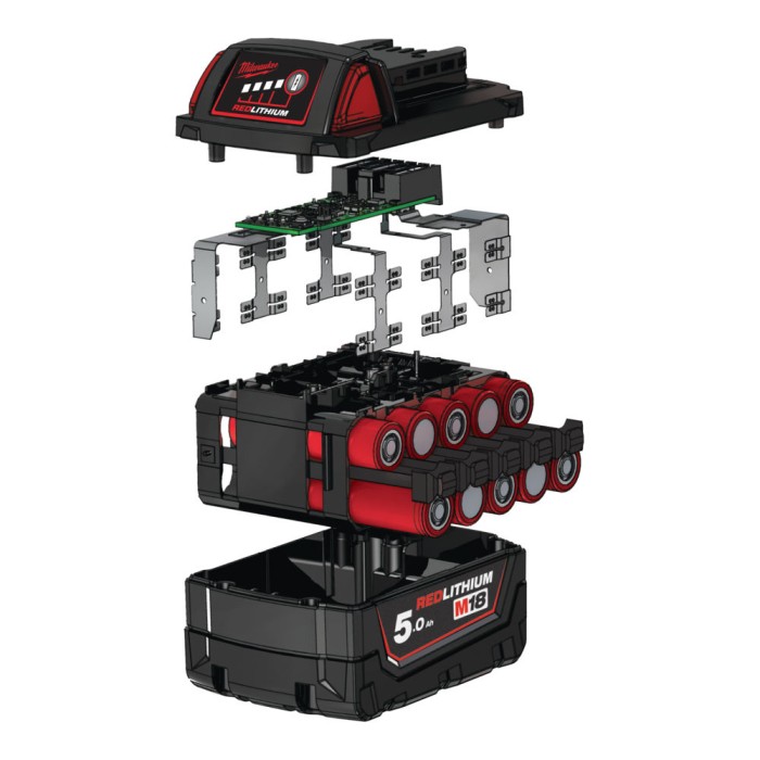 Акумулятор Li-Ion MILWAUKEE, M18 B5 5Ar Акумулятор Li-Ion MILWAUKEE, M18 B5 5Ar