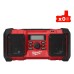 Радіоприймач акумуляторний DAB+ MILWAUKEE, M18 JSR DAB+-0 (каркас)