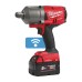 Гайковерт акумуляторний безщітковий 3/4'' MILWAUKEE, M18 ONEFHIWF34-502X, 2034Нм, з кільцем (зарядний пристрій M12-18 FC, 2 акум