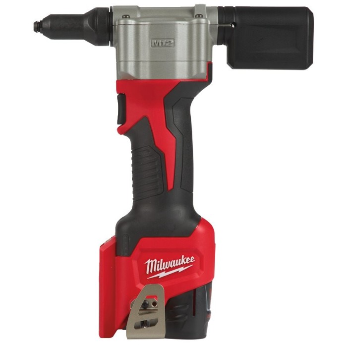 Заклепочник акумуляторний MILWAUKEE, M12 BPRT-201X діаметр заклепок 2,4-4,8мм (зарядний пристрій С12 С, 1 акумулятор М12 В2 2Аг, Заклепочник акумуляторний MILWAUKEE, M12 BPRT-201X діаметр заклепок 2,4-4,8мм (зарядний пристрій С12 С, 1 акумулятор М12 В2 2Аг,