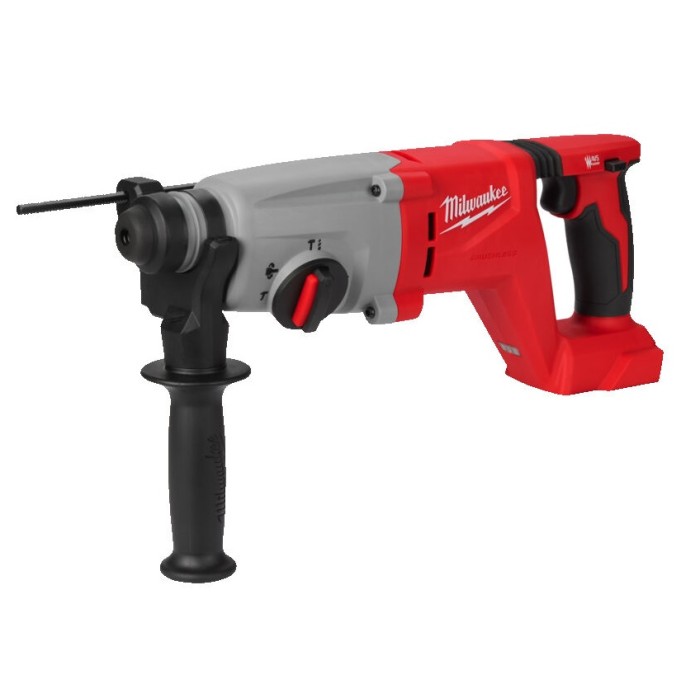Перфоратор акумуляторний безщітковий SDS-PLUS MILWAUKEE, M18 BLHACD26-0, 2,6Дж (каркас, бічна рукоять, обмежувач глибини, картон Перфоратор акумуляторний безщітковий SDS-PLUS MILWAUKEE, M18 BLHACD26-0, 2,6Дж (каркас, бічна рукоять, обмежувач глибини, картон