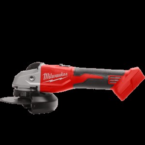 Шліфмашина кутова акумуляторна безщіткова MILWAUKEE, M18 BLSAG125X-0, діаметр 125мм (каркас бічна рукоять, захисний кожух, ключ,