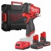 Гайковерт акумуляторний безщітковий 1/2'' MILWAUKEE, M12 FCIWF12G3-502X, 746Нм, з кільцем (зарядний пристрій С12 С, 2 акумулятор
