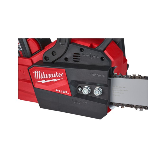 Пила ланцюгова акумуляторна безщіткова MILWAUKEE, M18 FCHS-122 , шина 40см (зарядний пристрій M12-18 FC, 2 акумулятори FB12 12Аг Пила ланцюгова акумуляторна безщіткова MILWAUKEE, M18 FCHS-122 , шина 40см (зарядний пристрій M12-18 FC, 2 акумулятори FB12 12Аг
