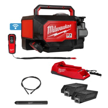 Вібратор заглибний кейсовий акумуляторний MILWAUKEE, MXF CVBCKIT-602 (+зар.пр., 2 акумХ 6Аг, оснащення)