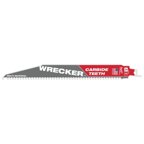 Полотно для шаб. пили WRECKER CARBIDE MILWAUKEE, 230мм/ крок зуба 4,2мм, (заміна на 48475242)