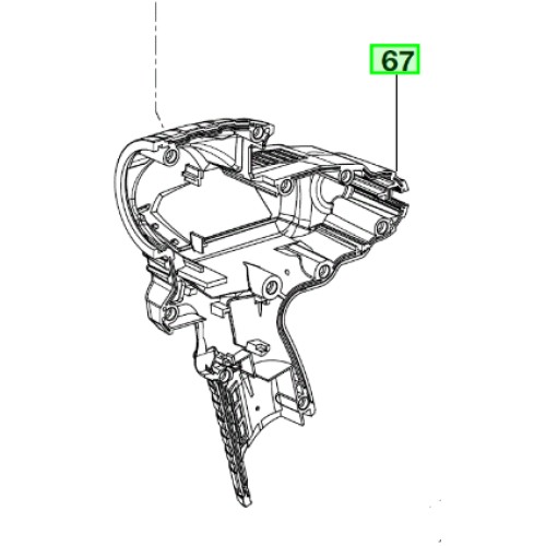 Рукоятка в зборі для M12 PCG MILWAUKEE