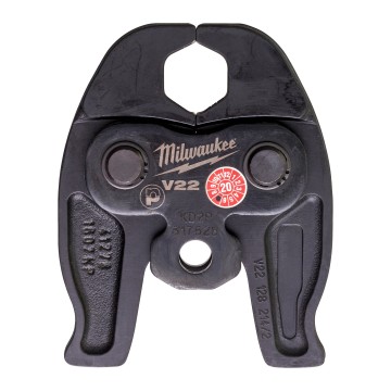 Прес-кліщі змінні для обтиску труб MILWAUKEE, J12-V22 (M12 HPT, M12 ONEHPT)