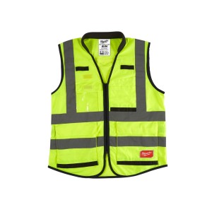 Жилет сигнальний Hi-Viz PREMIUM MILWAUKEE жовтий, розмір L/XL