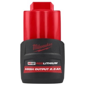 Акумулятор Li-Ion HIGH OUTPUT MILWAUKEE, M12 HB2.5 2,5Аг