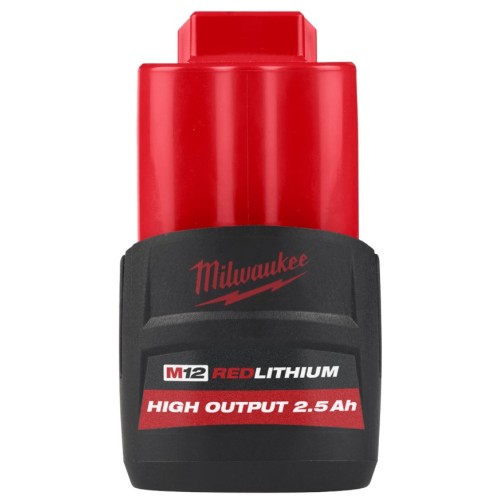 Акумулятор Li-Ion HIGH OUTPUT MILWAUKEE, M12 HB2.5 2,5Аг