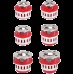 Набір головок для нарізання різблення PACKOUT MILWAUKEE FPT2HK BSPT Alloy, (для FPT2) (6шт)