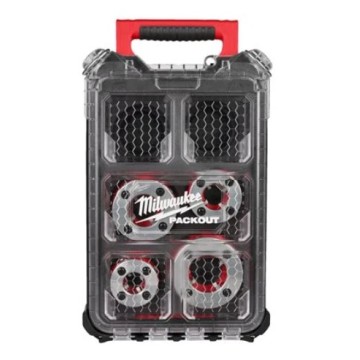 Набір головок для нарізання різблення PACKOUT MILWAUKEE FPT114HK BSPT Alloy, (для FPT114) (4шт)