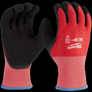 Рукавиці робочі зимові MILWAUKEE, з опором порізам 2/B рівня, розмір 10/XL, (12 пар)