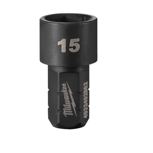 Головка-вставка 14,4мм Hex MILWAUKEE, FPTR-PTS15, 15мм (для M12 FPTR)