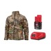 Куртка з підігрівом MILWAUKEE, M12 HJCAMO6-201 (M), камуфляжна (розмір M) (+зар.пр., 1 акум.Х 2Аг)