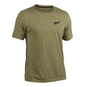 Футболка MILWAUKEE, HTSSGN-XL легка з коротким рукавом, зелена, (розмір XL)