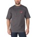 Футболка MILWAUKEE, WTSSGR-XL з кишенею та коротким рукавом, сіра, (розмір XL)