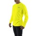 Футболка MILWAUKEE, WWLSYL-L дихаюча з довгим рукавом, жовта Hi-Vis, (розмір L)