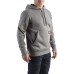 Толстовка MILWAUKEE, WH MW GR XXL з капюшоном, сіра, (розмір XXL)