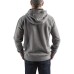 Толстовка MILWAUKEE, WH MW GR XXL з капюшоном, сіра, (розмір XXL)