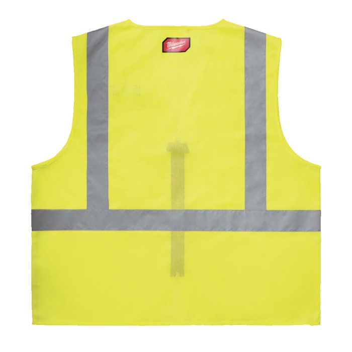 Жилет сигнальний Hi-Viz MILWAUKEE жовтий, розмір S/M Жилет сигнальний Hi-Viz MILWAUKEE жовтий, розмір S/M