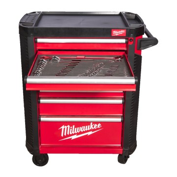 Візок інструментальний MILWAUKEE, SRC30-1, 30''/78см, 7 полок , з комплектом інструмента, (206шт)