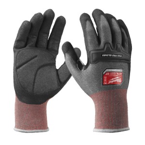 Рукавиці антивібраційні AVS MILWAUKEE, з опором порізам 4/D рівня, 11/XXL