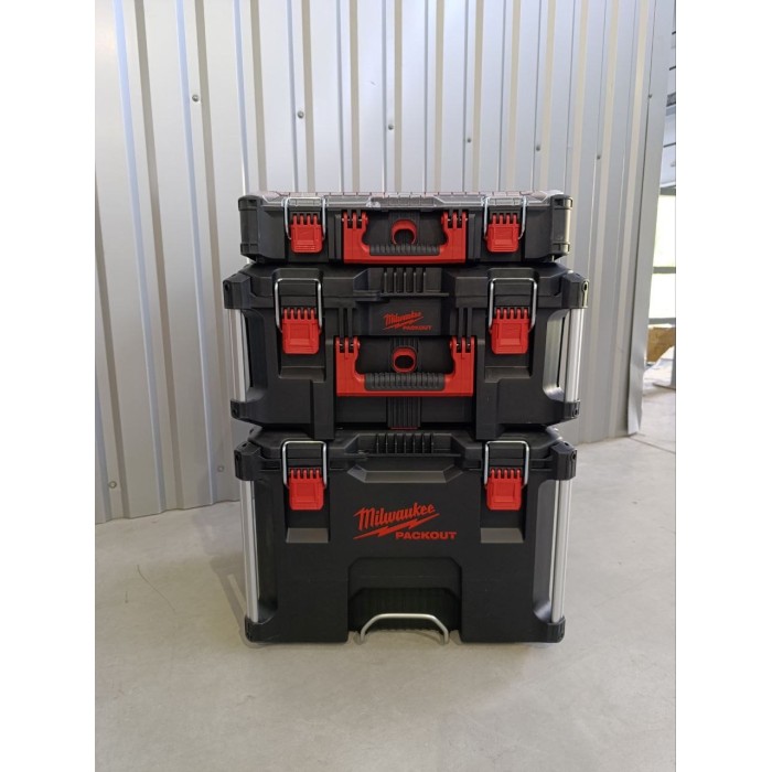 Набор ящиків для інструментів PACKOUT MILWAUKEE, №3 (4932464078 / 4932464079 / 4932464082) Набор ящиків для інструментів PACKOUT MILWAUKEE, №3 (4932464078 / 4932464079 / 4932464082)
