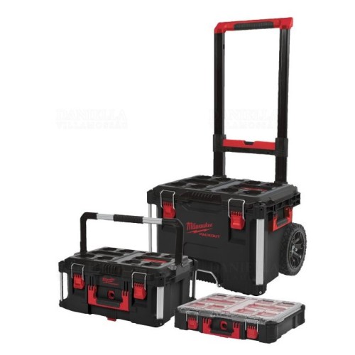 Набор ящиків для інструментів PACKOUT MILWAUKEE, №3  (4932464078 / 4932464079 / 4932464082)