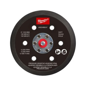 Підошва шліфувальна MILWAUKEE FROSBPHP150, діаметр 150мм, 6 отв. для M12 FROS (жорстка з PSA)