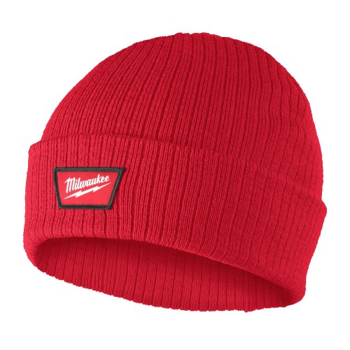 Шапка з манжетою MILWAUKEE, BNC RD, червона (ONE-SIZE)