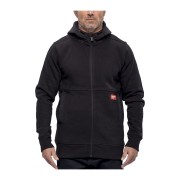 Толстовка на блискавці GRIDIRON MILWAUKEE, WHZ BL XXL з капюшоном, чорна (розмір XXL)