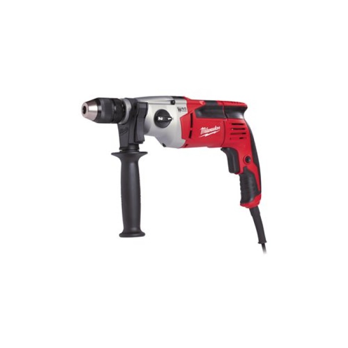 Дриль з ударом двошвидкісний MILWAUKEE, PD2E 22 R, 850Вт (56Нм) (бічна рукоять, кейс) Дриль з ударом двошвидкісний MILWAUKEE, PD2E 22 R, 850Вт (56Нм) (бічна рукоять, кейс)