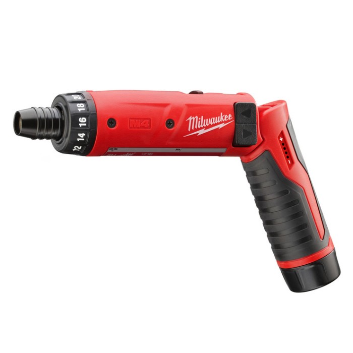 Викрутка акумуляторна MILWAUKEE, M4 D-202B, 5Нм (зарядний пристрій, 2 акумулятори М4 2Аг, картонне пакування) Викрутка акумуляторна MILWAUKEE, M4 D-202B, 5Нм (зарядний пристрій, 2 акумулятори М4 2Аг, картонне пакування)