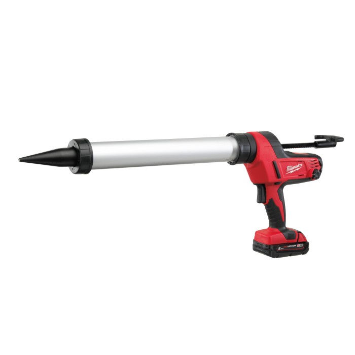 Пістолет для герметиків акумуляторний MILWAUKEE, C18 PCG/600A-201В, 600мл (заряд.пристрій М12-18 С, 1 акумулятор М18 В2 2Аг, алю Пістолет для герметиків акумуляторний MILWAUKEE, C18 PCG/600A-201В, 600мл (заряд.пристрій М12-18 С, 1 акумулятор М18 В2 2Аг, алю