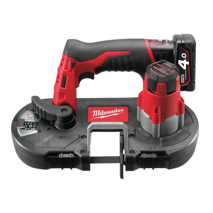 Пила стрічкова акумуляторна MILWAUKEE, M12 BS-402C (зарядний пристрій С12 С, 2 акумулятори М12 В4 4Ач, полотно, кейс) Пила стрічкова акумуляторна MILWAUKEE, M12 BS-402C (зарядний пристрій С12 С, 2 акумулятори М12 В4 4Ач, полотно, кейс)