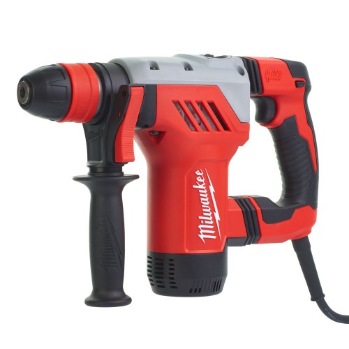 Перфоратор SDS-PLUS MILWAUKEE, PLH 28 XE, 800Вт, 4,1Дж (3 режима) (бічна рукоять, обмежувач глибини, кейс)