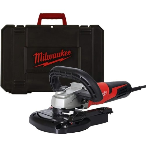 Шліфмашина кутова для шліфування бетону MILWAUKEE, AGV 15-125 XC DEG-SET, 1550Вт, діаметр 125мм (з системою пиловидалення)