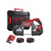 Пила стрічкова акумуляторна MILWAUKEE, M18 CBS125-502C (зарядний пристрій М12-18 FC, 2 акумулятори М18 В5 5Аг, кейс)