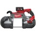 Пила стрічкова акумуляторна MILWAUKEE, M18 CBS125-502C (зарядний пристрій М12-18 FC, 2 акумулятори М18 В5 5Аг, кейс)