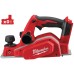 Рубанок акумуляторний MILWAUKEE, M18 BP-0, 82мм (+пилозбірник, кутова та бокова напрямна, картонне пакування)